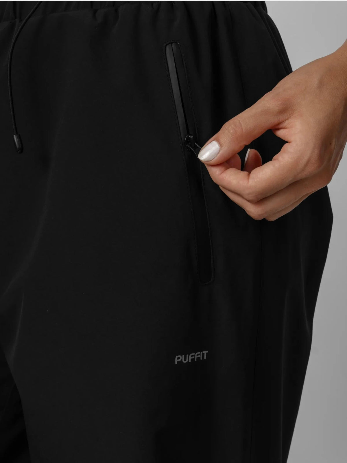 Women's Fleece Lined Waterproof Trousers in black – view 4