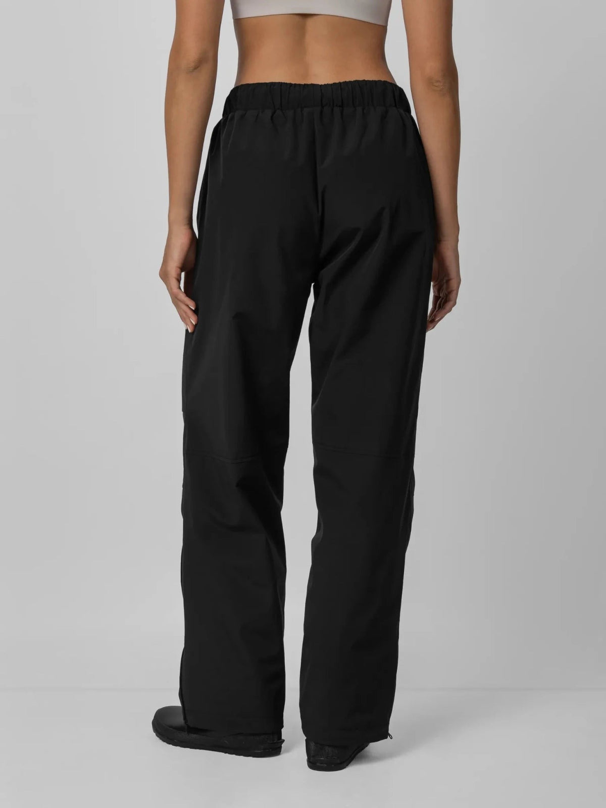 Women's Fleece Lined Waterproof Trousers in black – view 7