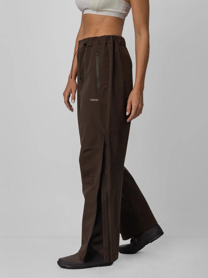 Women's Fleece Lined Waterproof Trousers in black – view 11