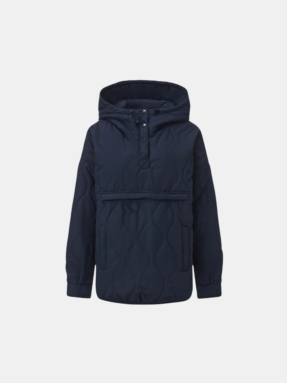 Women's Packable Quilted Puffer Hoodie in black – view 22