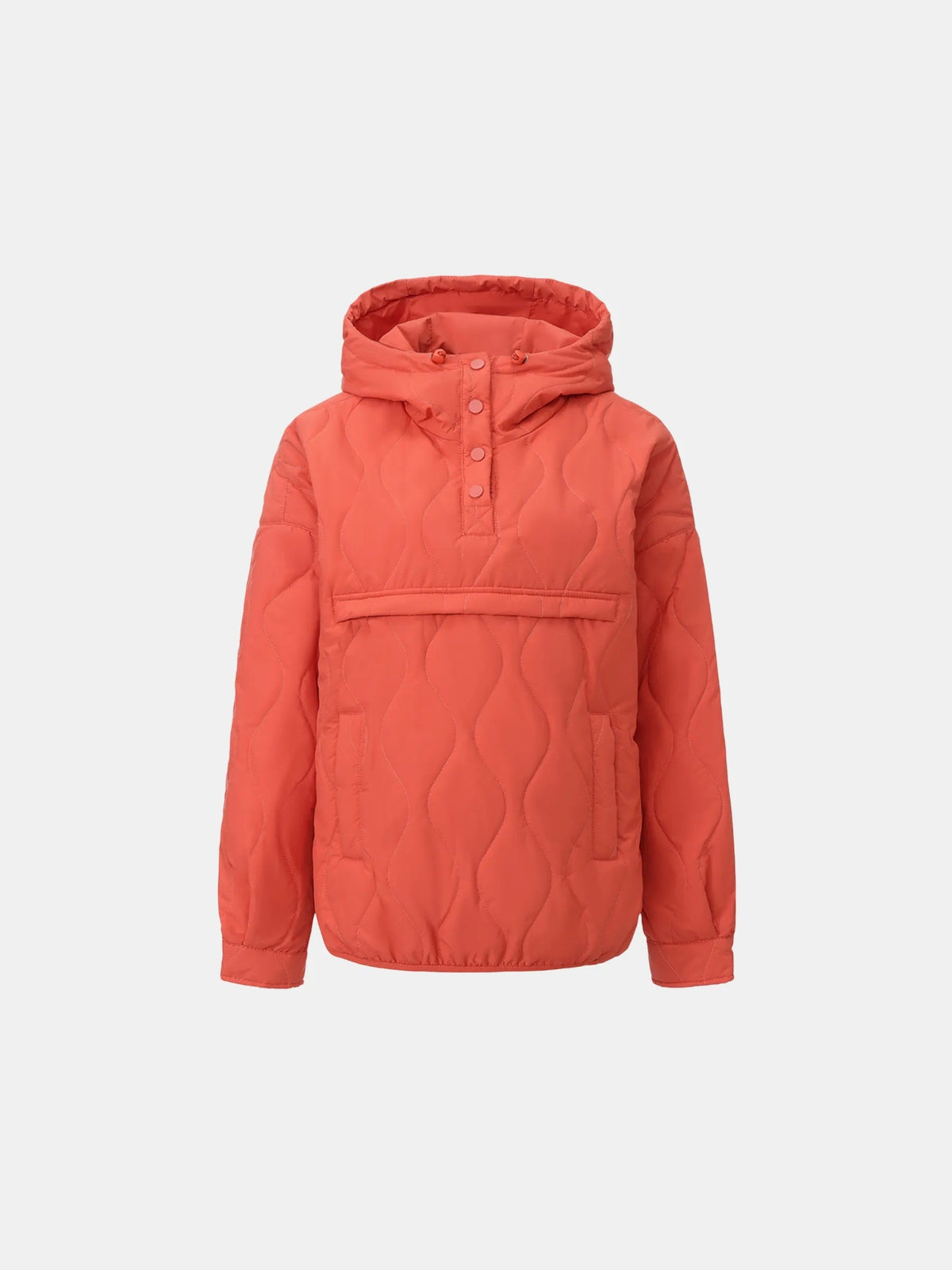 Women's Packable Quilted Puffer Hoodie in black – view 23