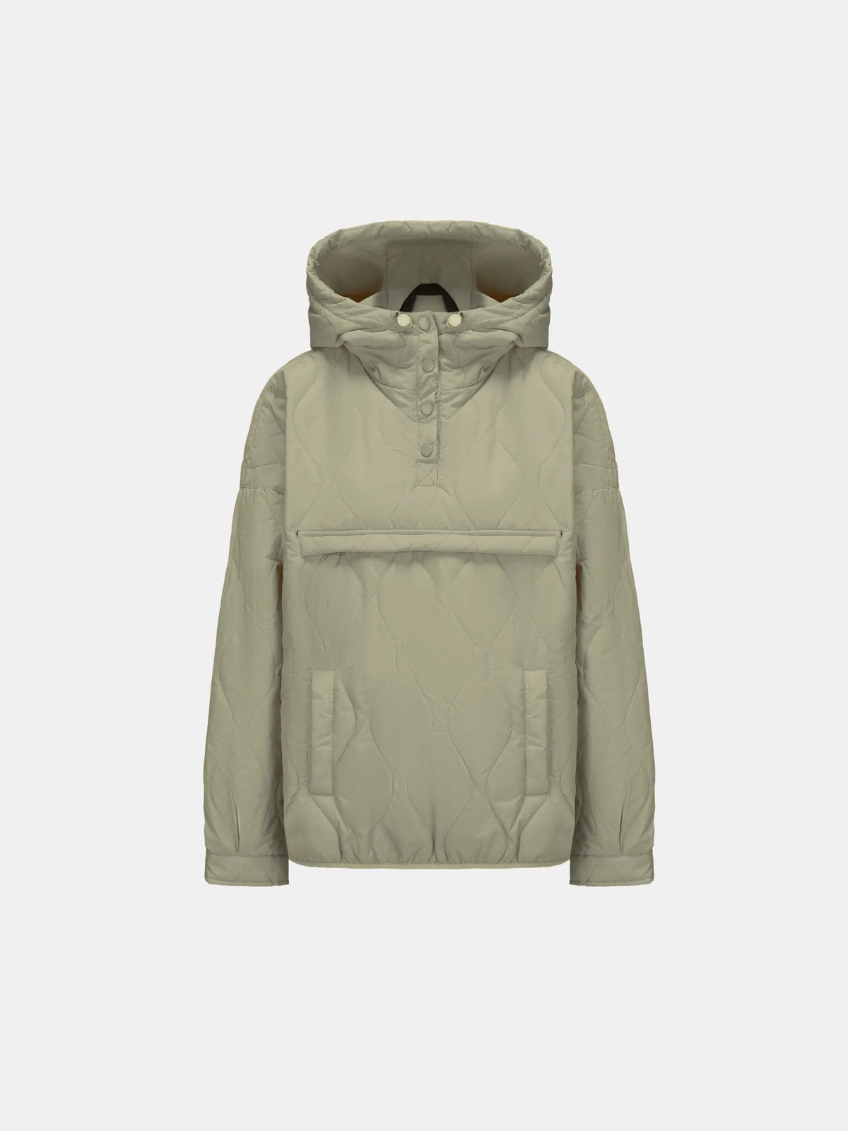 Women's Packable Quilted Puffer Hoodie in black – view 25