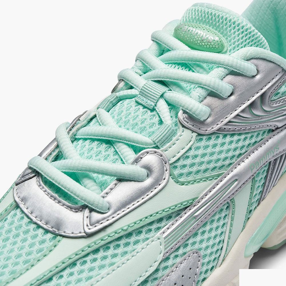Women's Retro Chunky Trainers in mint green, silver – view 4