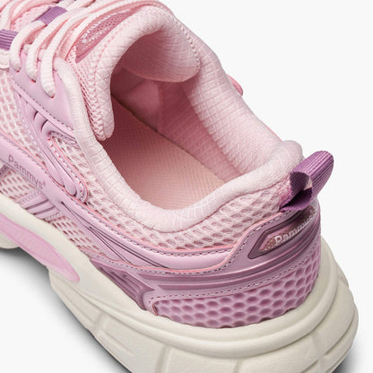 Women's Retro Chunky Trainers in pastel pink – view 8