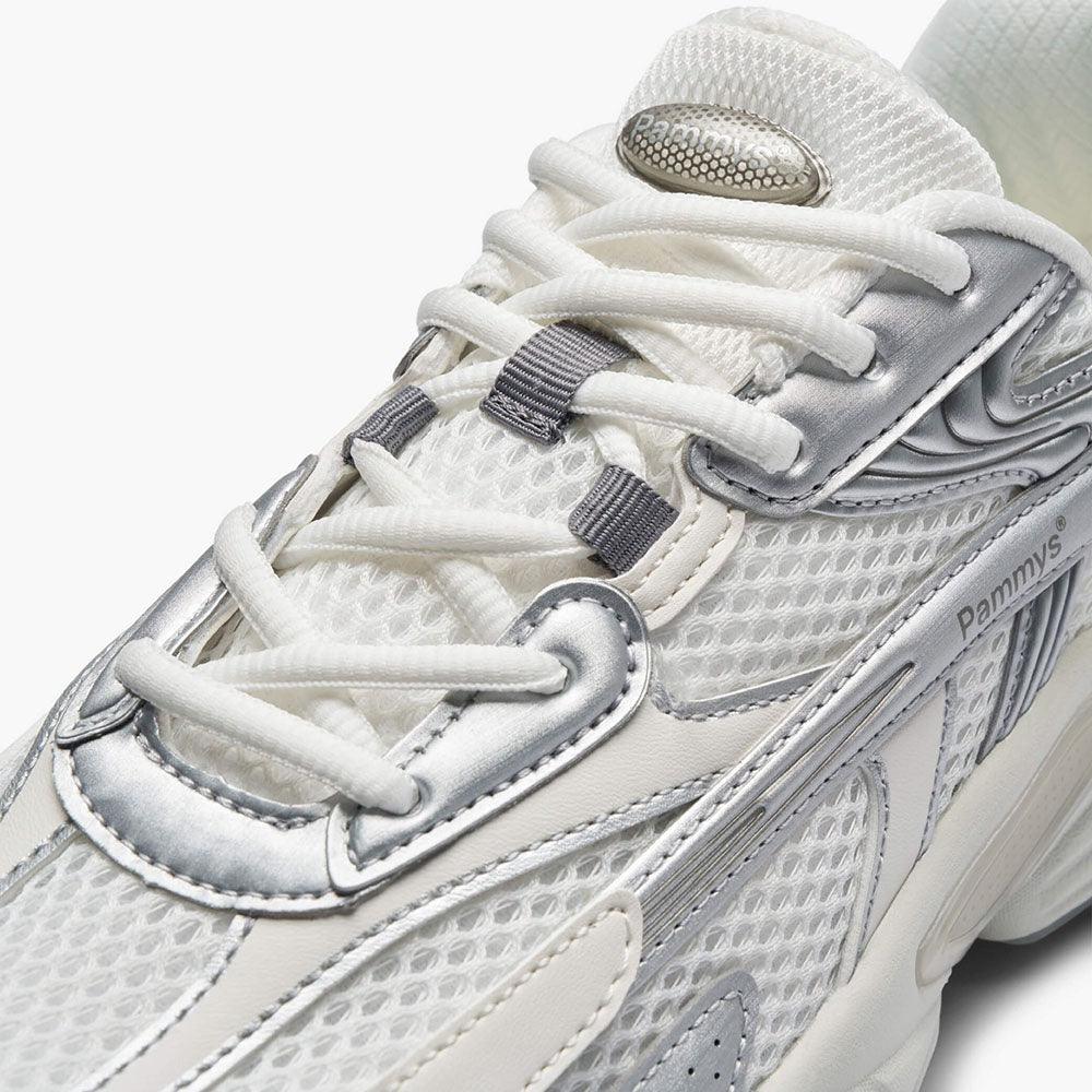 Women's Retro Chunky Trainers in white, silver – view 4