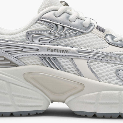 Women's Retro Chunky Trainers in white, silver – view 6