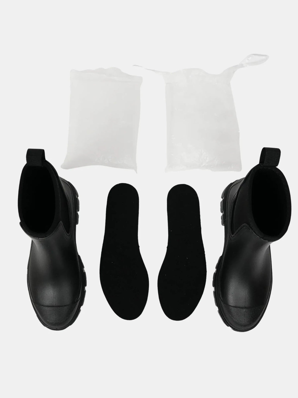Women's Waterproof Chelsea Rain Boots in black – view 4