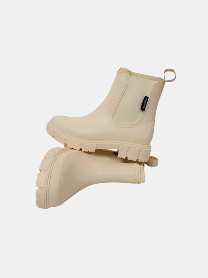 Women's Waterproof Chelsea Rain Boots in black – view 6