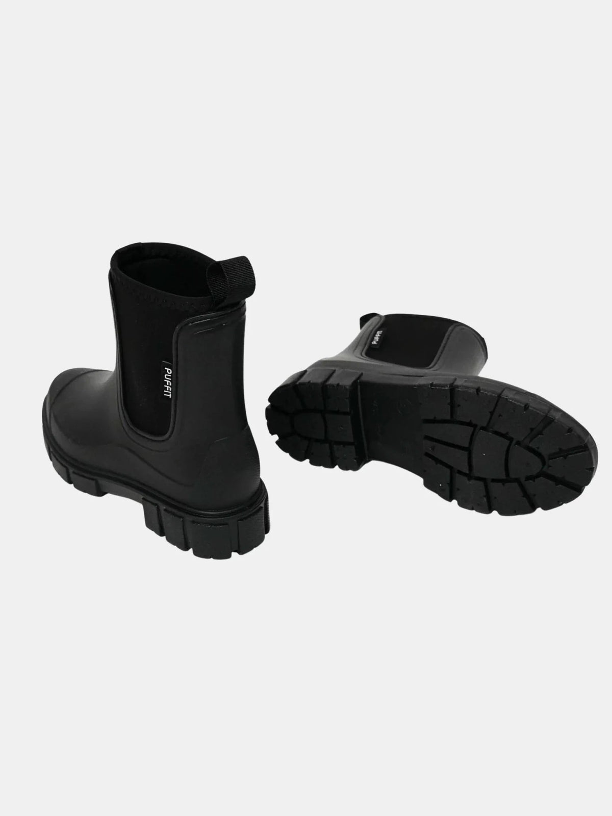 Women's Waterproof Chelsea Rain Boots in black – view 7