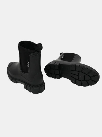 Women's Waterproof Chelsea Rain Boots in black – view 7