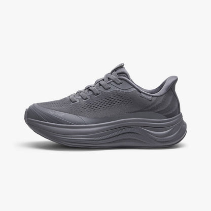 Women's Waterproof Hands-Free Trainers in dark grey – side view