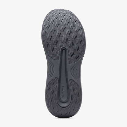 Women's Waterproof Hands-Free Trainers in dark grey – non-slip rubber outsole