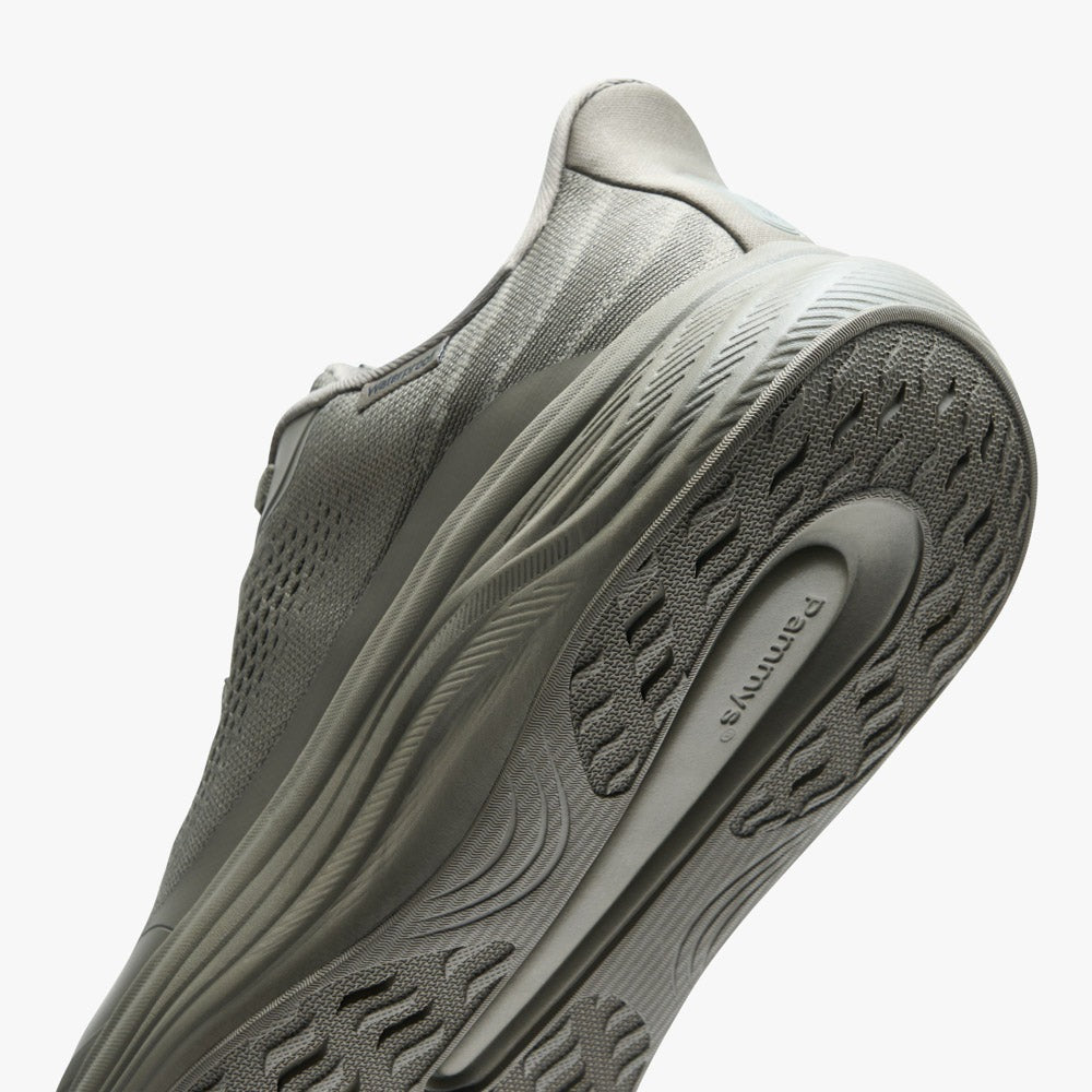 Women's Waterproof Hands-Free Trainers in khaki green – hands-free heel and cushioned sole